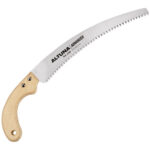 SERRUCHO DE PODA CURVO DENTADO JAPONES  MANGO MADERA