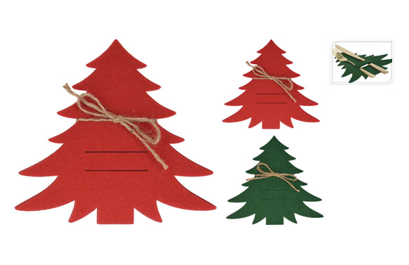 126_6909fd42739e0 SERVILLETERO NAVIDAD SET 4 UDS SURTIDO - Imagen 1