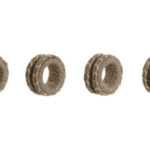 SERVILLETERO YUTE MANGO NATURAL SET 4UDS