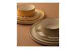 SET 3 PLATOS 1 SERVICIO CERAMICA DECORADA - Imagen 8