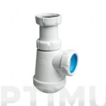 SIFON BOTELLA EXTENSIBLE CORTO HORIZONTAL RACOR