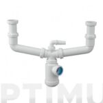 SIFON CENTRAL BOTELLA EXTENSIBLE HORIZONTAL RACOR