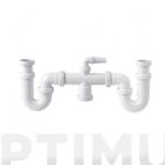 SIFON CURVO DOBLE EXTENSIBLE ORIENTABLE RACOR