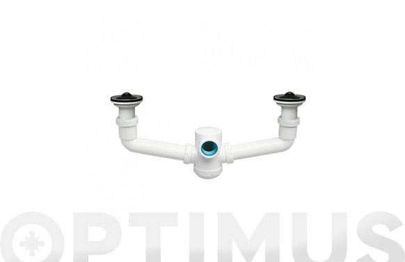 126_6909ff4a41dd5 SIFON DOBLE EXTENSIBLE HORIZONTAL VALVULA - Imagen 1