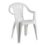 SILLA MONOBLOCK RESPALDO BAJO