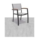 SILLON ALUMINIO TEXTILENE GRIS