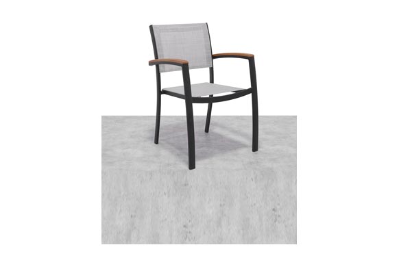 126_690a6588d3dfb SILLON ALUMINIO TEXTILENE GRIS - Imagen 1