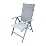 SILLON POSICION ALUMINIO TEXTILENE GRIS