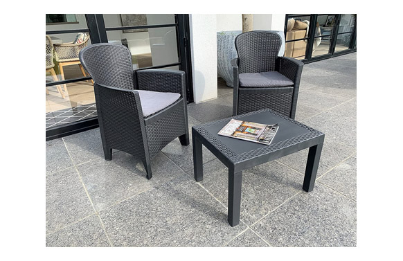 126_690a661033eee SILLON RATAN RESINA 2 U + MESITA - Imagen 1