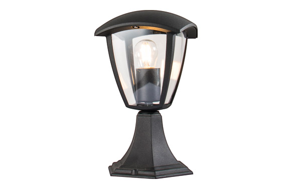 126_690a66b5d14c0 SOBREMURO EXTERIOR IP44 DURHAM 1XE27 NEGRO - Imagen 1