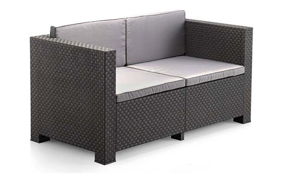 126_690a66b64004b SOFA 2 PLAZAS RATAN RESINA DIVA - Imagen 1
