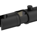 SOPORTE AJUSTABLE CABEZAL DUCHA NEGRO