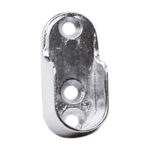 SOPORTE LATERAL PARA TUBO DE ARMARIO OVAL