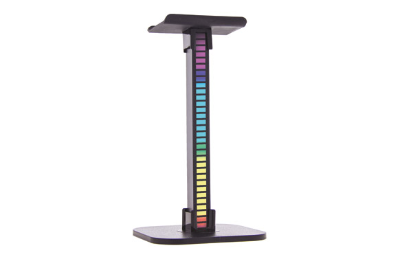 126_690ba334f1816 SOPORTE PARA AURICULARES CON BARRA DE LUZ LED RGB DIGITAL - Imagen 1