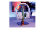 SOPORTE PARA AURICULARES CON BARRA DE LUZ LED RGB DIGITAL - Imagen 2
