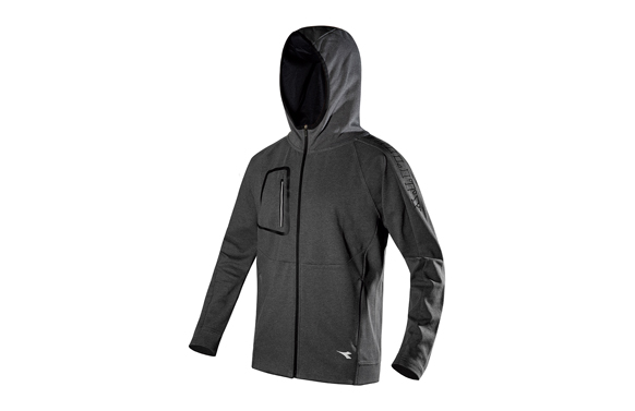 126_690ba41eb2b51 SUDADERA ELASTICA CON CREMALLERA GRIS - Imagen 1