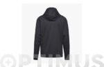 SUDADERA ELASTICA CON CREMALLERA GRIS - Imagen 4