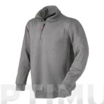 SUDADERA MEDIA CREMALLERA VERENA GRIS