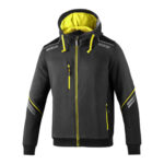 SUDADERA TECNICA GRIS / AMARILLO FLUOR