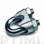 SUJETACABLE DIN 741 GALVANIZADO 100 UDS