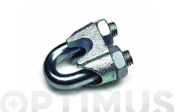 126_690ba4426e0ff SUJETACABLE DIN 741 GALVANIZADO 100 UDS - Imagen 1