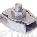 SUJETACABLE PLANO DOBLE CINCADO