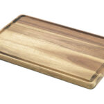 TABLA CORTAR MADERA ACACIA CONICA RANURADA