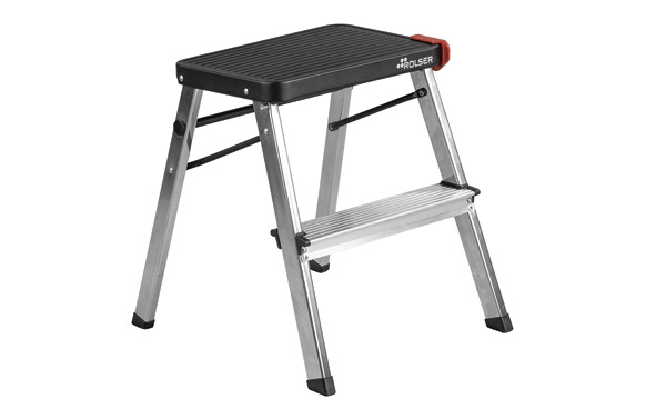 126_690ba54c39591 TABURETE ALUMINIO 2 PELDAÑOS HOMOLOGADO - Imagen 1