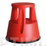 TABURETE GIRATORIO CON RUEDAS RETRACTILES