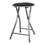 TABURETE PLEGABLE NEGRO