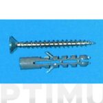 TACO CON TIRAFONDO BICROMATADO 3 UNIDADES