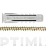 TACO NILON CON TIRAFONDO CABEZA AVELLANADA POZI