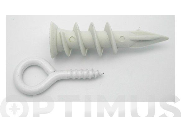 126_690ba6ea4c53b TACO PLADUR PLASTICO + HEMBRILLA CERRADA (10 UNI) - Imagen 1