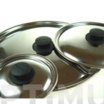 TAPA ACERO INOX POMO BAQUELITA