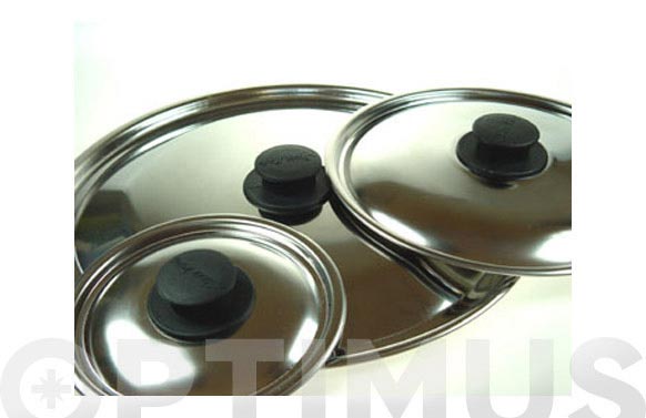 126_690ba87286489 TAPA ACERO INOX POMO BAQUELITA - Imagen 1