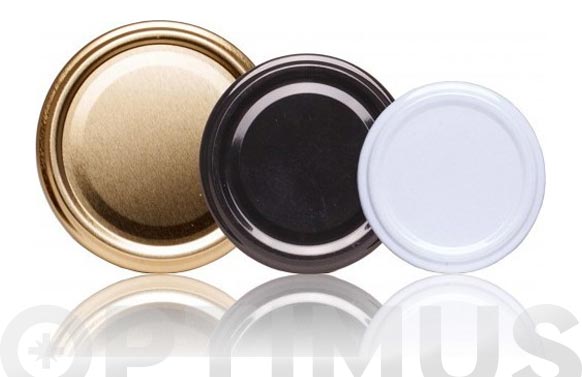 126_690ba8e10d0da TAPA METALICA BLANCA PASTEURIZABLE TARRO 150/250GR - Imagen 1