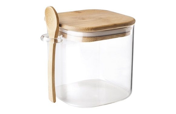 126_690baaae57cf6 TARRO PARA CAFE/AZUCAR + CUCHARILLA - Imagen 1