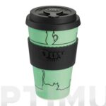 TAZA BAMBOO CON TAPA 400 ML