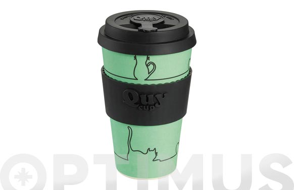 126_690baad2cadb4 TAZA BAMBOO CON TAPA 400 ML - Imagen 1