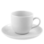 TAZA CAFE CON PLATO PORCELANA
