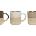 TAZA CAFE GRES RUGOSO SURTIDO