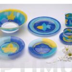 TAZA CON PLATO BIO TURQUESA