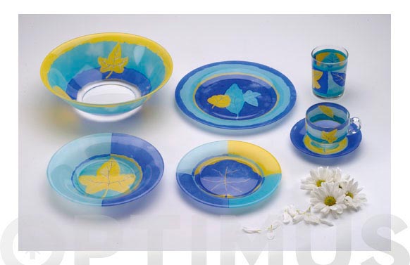 126_690bab0335d96 TAZA CON PLATO BIO TURQUESA - Imagen 1