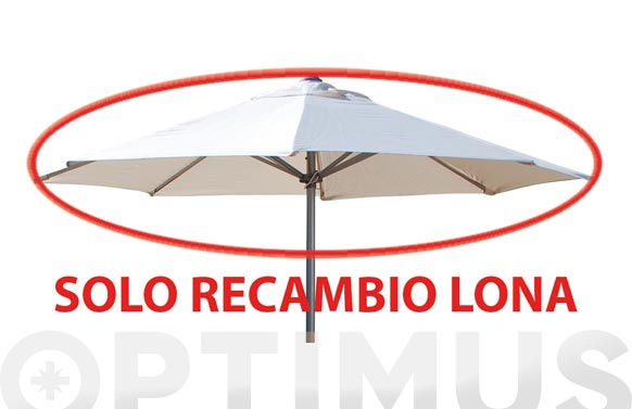 126_690bac1441acd TELA RECAMBIO PARASOL PARA REF 9606633 - Imagen 1