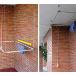 TENDEDERO TECHO EXTENSIBLE CON RECOGEDOR