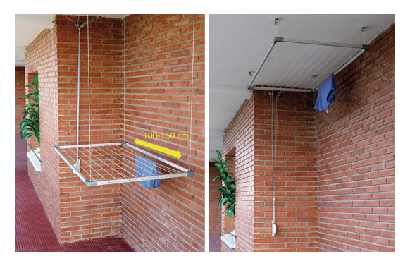 126_690dc2cd60576 TENDEDERO TECHO EXTENSIBLE CON RECOGEDOR - Imagen 1