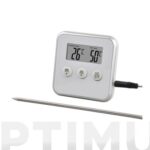 TERMOMETRO COCINA CON SONDA Y TEMPORIZADOR