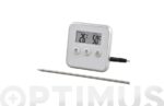 TERMOMETRO COCINA CON SONDA Y TEMPORIZADOR