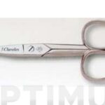 TIJERA MANICURA CURVA NIQUELADA