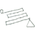 TIRADOR WC CADENA 1M.ANODIZADA